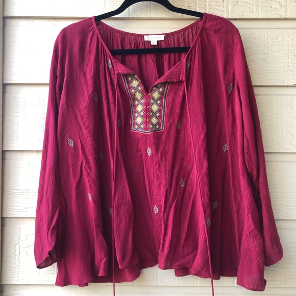Women’s Red Tunic - Picture 1 of 2
